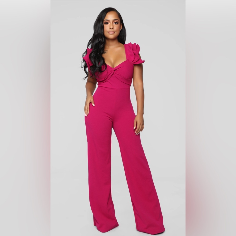 Magenta Jumpsuit